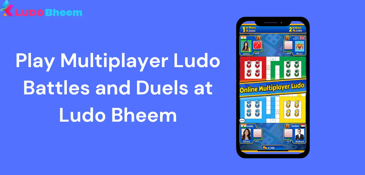 2 Player or Multiplayer Ludo Battles and Duels at Ludo Bheem Ludo Online